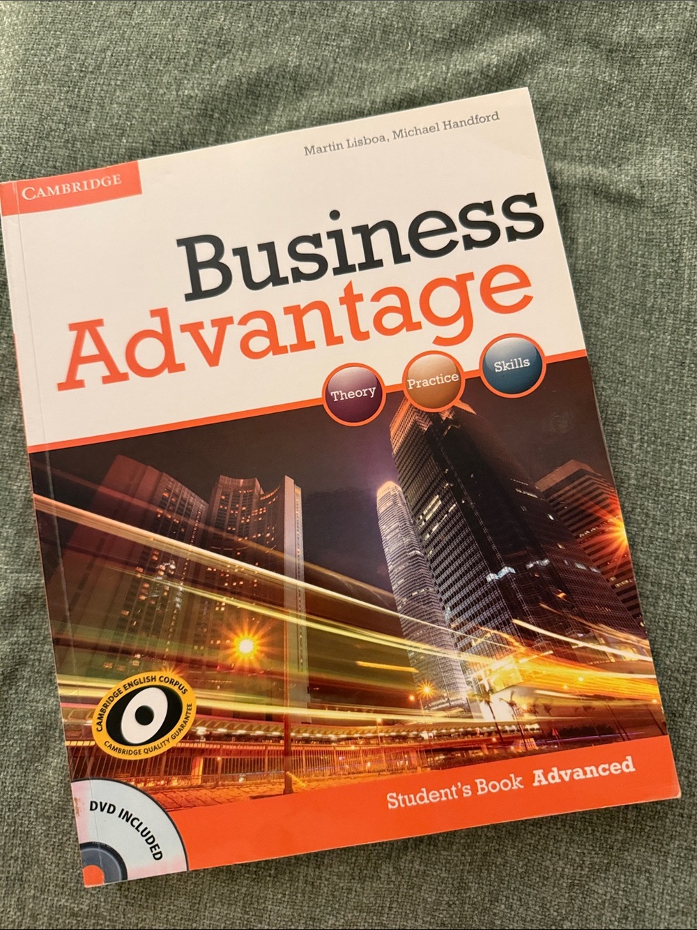 Cambridge Business Advantage Student's Book - Orange & Black Cover